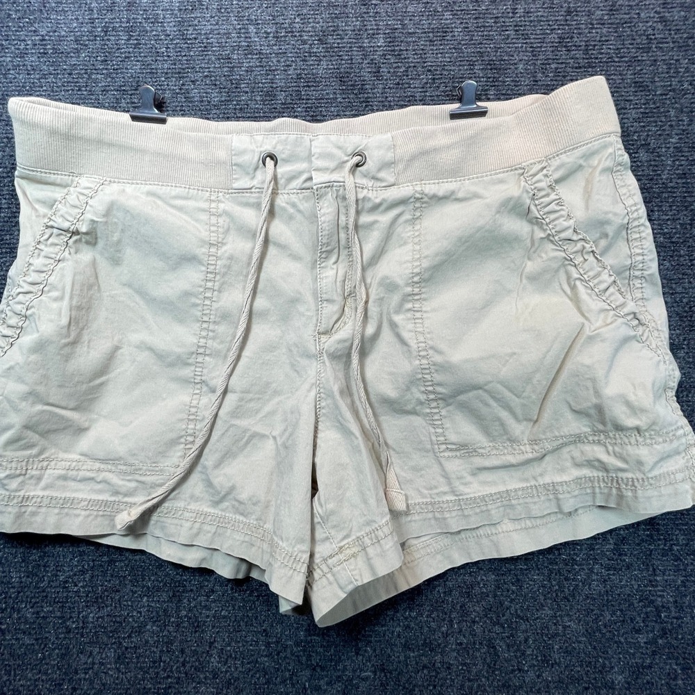 a.n.a Cargo Utility Shorts Women XL Tan Khaki Coastal Gorpcore Hiking Layer Y2K